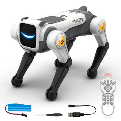 Smart AI Bluetooth Multilingual Conversation Remote-Controlled Robotic Dog Toy