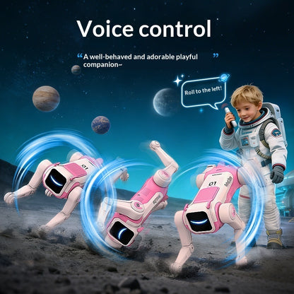 Smart AI Bluetooth Multilingual Conversation Remote-Controlled Robotic Dog Toy