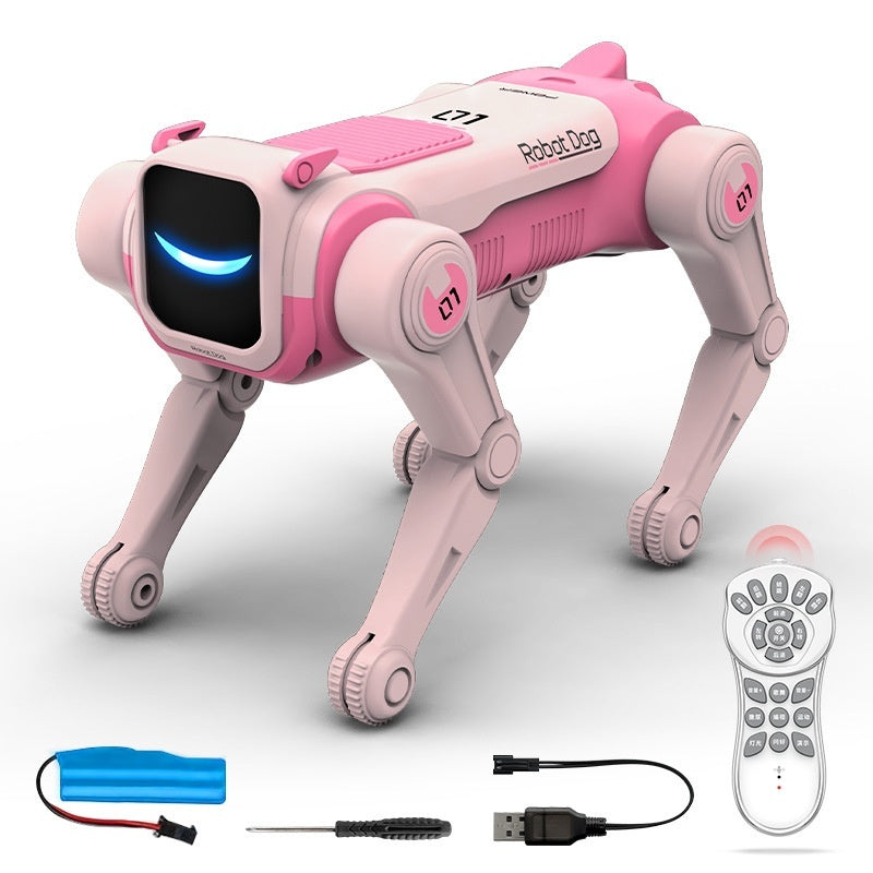Smart AI Bluetooth Multilingual Conversation Remote-Controlled Robotic Dog Toy