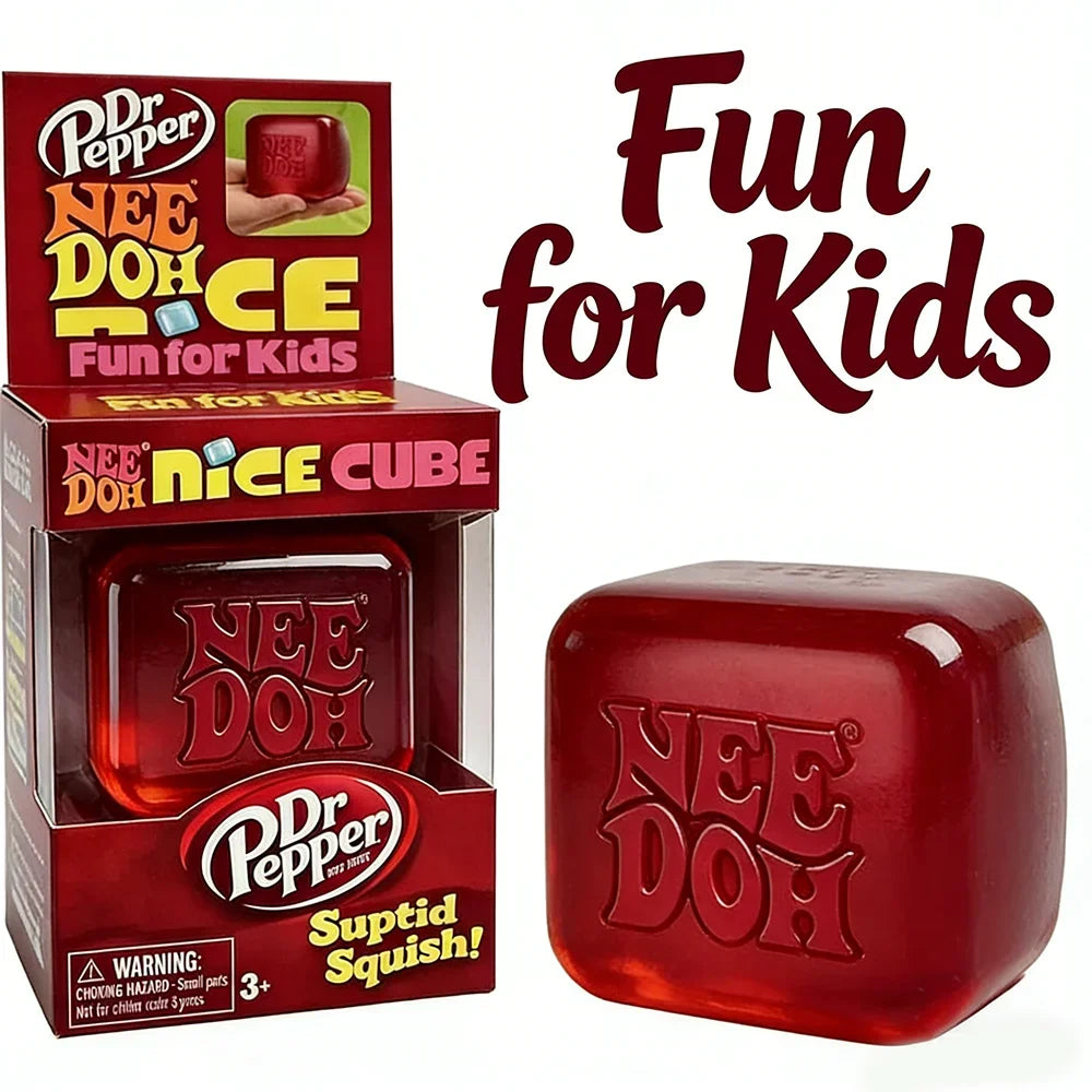 Dr Pepper Needoh Squishy Cube