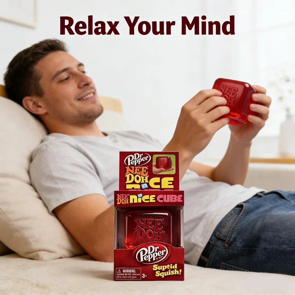 Dr Pepper Needoh Squishy Cube