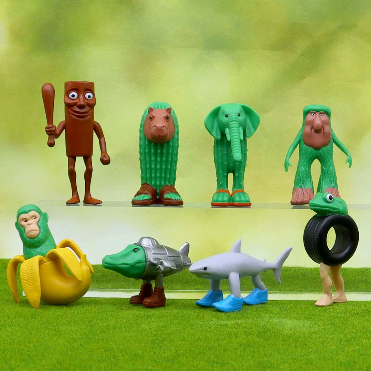 Tung Tung Brainrot Mini Figure Set