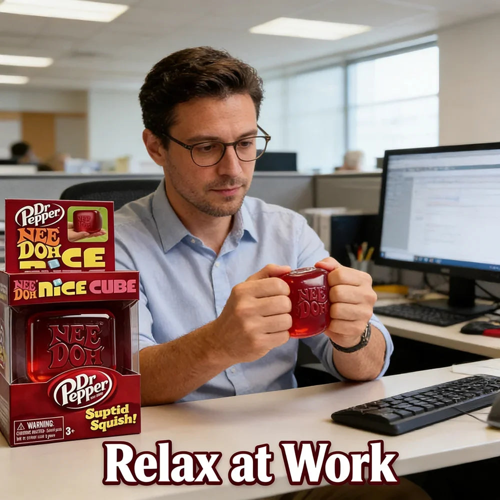 Dr Pepper Needoh Squishy Cube