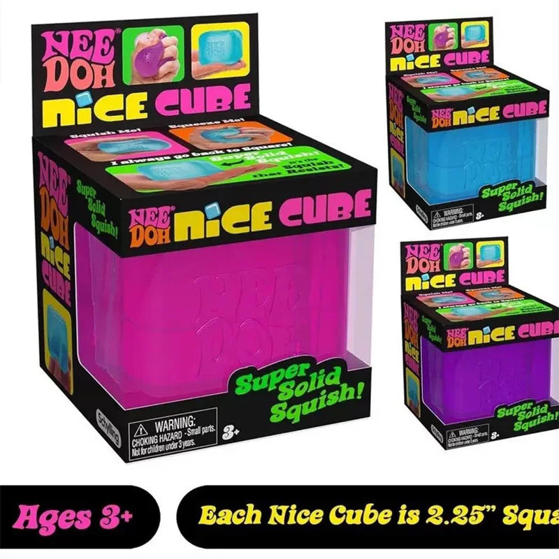 Needoh Nice Cube Sensory Fidget Cube Stress Relief Squishy Cube