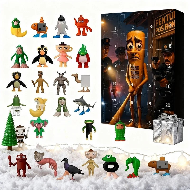 Tung Tung Brainrot Mini Figure Set
