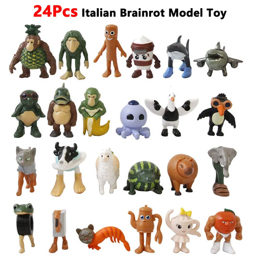 Tung Tung Brainrot Mini Figure Set