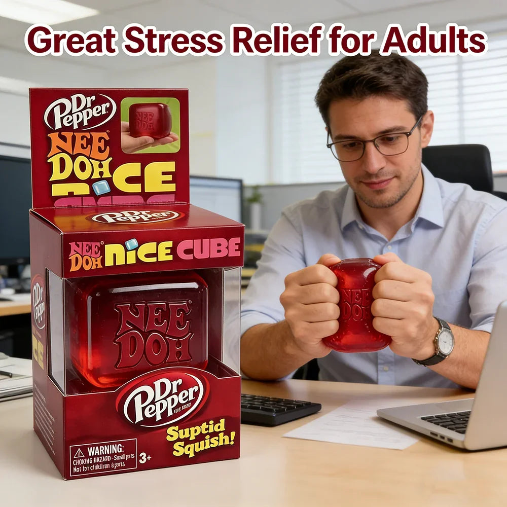Dr Pepper Needoh Squishy Cube